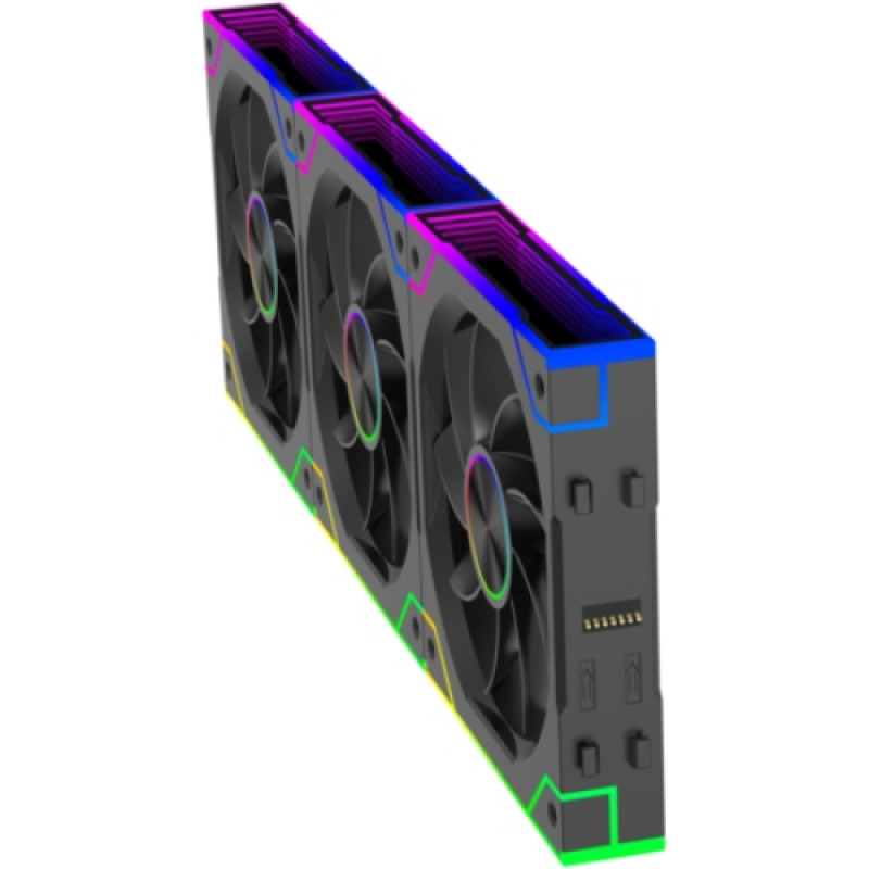 Вентилятор для корпуса 120mm*3 Xilence GAMING XPF360R.ARGB PWM REVERSE