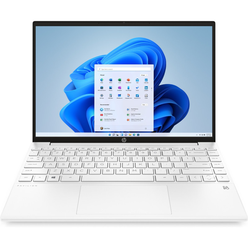 Ноутбук HP Pavilion Aero 13-be2009ua 13.3"WUXGA IPS, 400n/Ryz 5 7535U (4.5)/16Gb/SSD512Gb/Rad/Підс/DOS/Білий (833F4EA)
