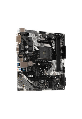 ASRock B450M-HDV R4.0 (AM4/B450, 2*DDR4, PCIex16, DVI-D/HDMI/VGA, 4xSATAІІІ, M.2, GLan, 8ch, mATX)