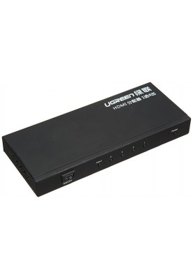 Сплітер HDMI 1.4 UHD 4K/30Hz 3D, HDCP,1080P 1*4 40202 UGREEN Чорний