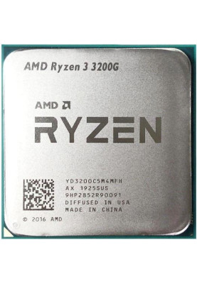 AMD Ryzen 3 4C/4T 3200G (3.6Hz/4.0GHz Boost,6MB,65W,AM4,Radeon Vega8) tray