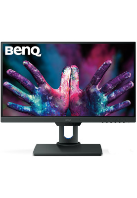 Монітор TFT 25" BenQ PD2500Q, QHD, IPS, 100% sRGB, HDMI, DP, mDP, USB 3.1, Pivot, колонки, сірий