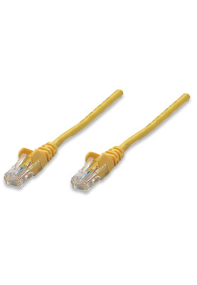 Патчкорд UTP Cat.5e ( 7.5м жовтий), Intellinet, Біметал, ССА