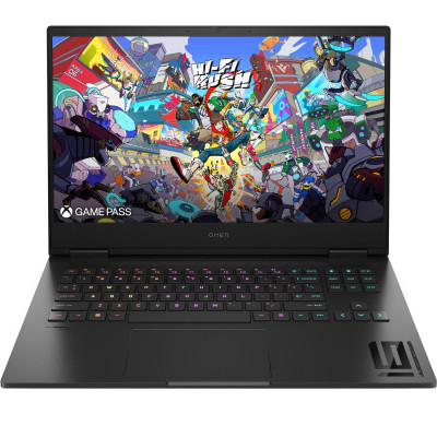 Ноутбук HP OMEN Gaming 16-wf1013ua 16.1" FHD IPS,300n/i7-14700HX (5.5)/32Gb/SSD2Tb/RTX 4060, 8GB/Підсв/DOS (A4AA8EA)