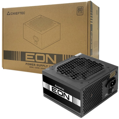 БЖ 500W Chieftec EON ZPU-500S, 120 mm, 80 Plus, Retail Box БЖ 500W Chieftec EON ZPU-500S, 120 mm, 80 Plus, Retail Box