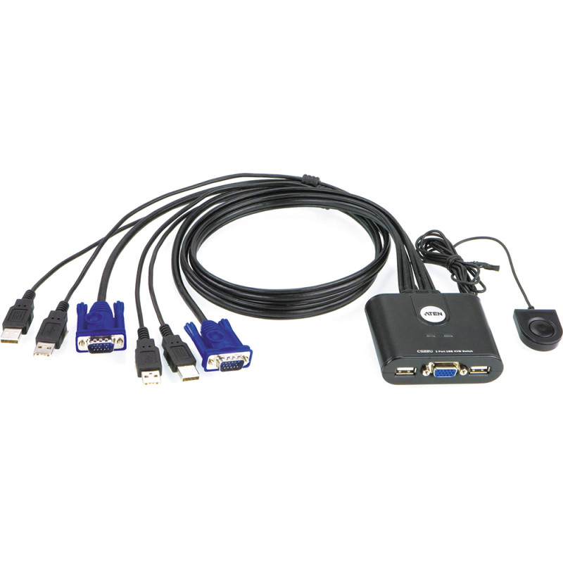 KVM switch CS22U, ATEN