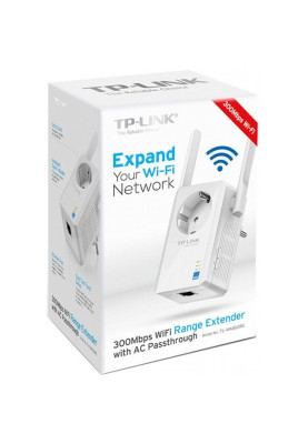 Повторювач Wi-Fi сигналу TP-Link TL-WA860RE N300 1хFE LAN ext. ant x2 розетка