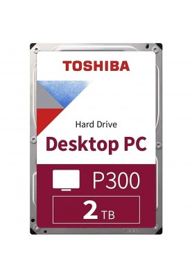 Накопичувач HDD 2000Gb, 7200, Toshiba P300, 64M, SATA III (HDWD320UZSVA)