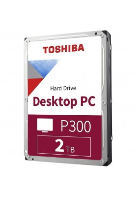 Накопичувач HDD 2000Gb, 7200, Toshiba P300, 64M, SATA III (HDWD320UZSVA)
