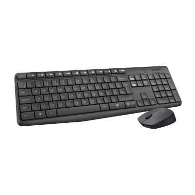 Комплект Logitech Cordless Desktop MK235, чорний
