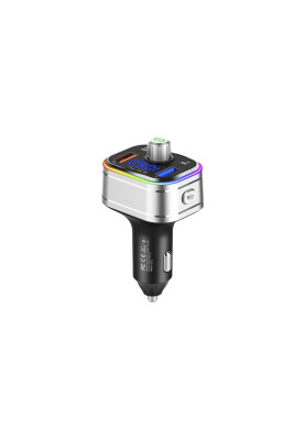 автомобільний FM-трансміттер Aspiring Wave 2 LED/Bluetooth/MicroSD/DSP/QC3.0/Пульт ДК