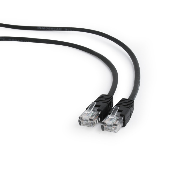 Патчкорд UTP Cat.5e ( 1м чорний ), Cablexpert
