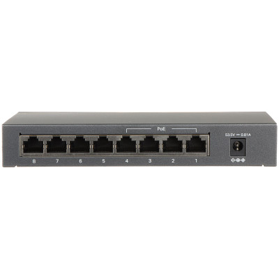 Комутатор TP-Link TL-SF1008LP 8x1FE/4xPoE 41W некерований 250м