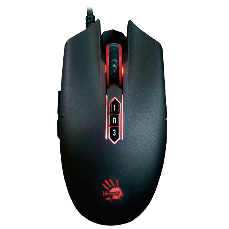 Мишка A4Tech P80 Pro Bloody ігрова Activated PMW3389 16000 CP RGB Black USB