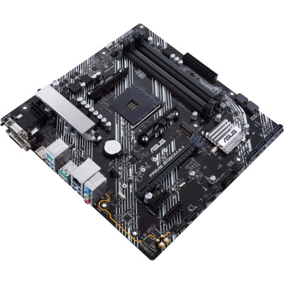 Asus PRIME B450M-A II (AM4/B450, 4*DDR4, PCIex16, DVI-D/VGA/HDMI, 6xSATAІІІ, M.2, GLan, 8ch, mATX)
