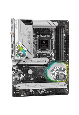 ASRock B650E Steel Legend WIFI (AM5/B650, 4*DDR5, 2xPCIex16, HDMI/DP, 4xSATAІІІ,3xM.2, 2.5GLan, ATX)