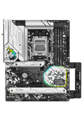 ASRock B650E Steel Legend WIFI (AM5/B650, 4*DDR5, 2xPCIex16, HDMI/DP, 4xSATAІІІ,3xM.2, 2.5GLan, ATX)