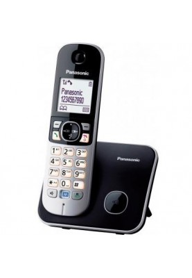 Телефон DECT Panasonic  KX-TG6811UAB Black, чорний