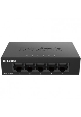 Комутатор D-Link DGS-1005D 5-port Gigabit Metal