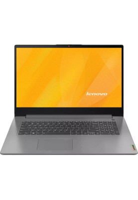 Ноутбук Lenovo Ideapad 3 17.3"HD/i3-1115G4/8/512SSD/Int/W10H/Arctic Grey (наклейки укр) (82H900D6PB)