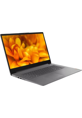 Ноутбук Lenovo Ideapad 3 17.3"HD/i3-1115G4/8/512SSD/Int/W10H/Arctic Grey (наклейки укр) (82H900D6PB)