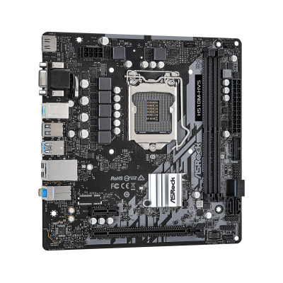 Материнська плата ASRock H510M-HVS (1200/H510, 2*DDR4, 1xPCIex16, HDMI/VGA, 4xSATAІІІ, GLan, 7.1ch, mATX)