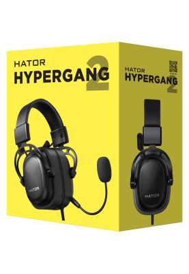 Ігрова гарнітура Hator Hypergang 2 (HTA-910) Black, 3.5 мм