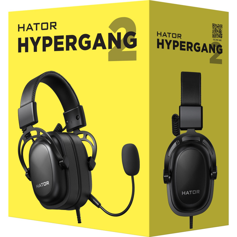 Ігрова гарнітура Hator Hypergang 2 (HTA-910) Black, 3.5 мм