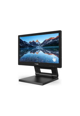 TFT 15.6" Philips 162B9T сенсорний (10д.), D-SUB, DVI-D, DP, HDMI, USB, HAS, колонки, чорний