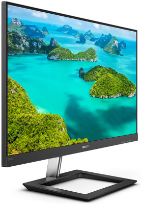 TFT 27" Philips 278E1A, IPS, 4K UHD, 2xHDMI, DP, колонки, чорний