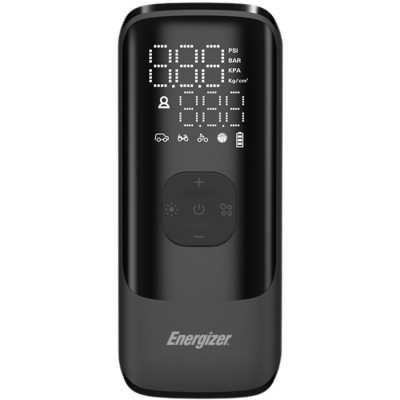 Автомобільний портативний компресор Energizer PAC4000 150 PSI, Power Bank 2000 мАг, Black Автомобільний портативний компресор Energizer PAC4000 150 PSI, Power Bank 2000 мАг, Black