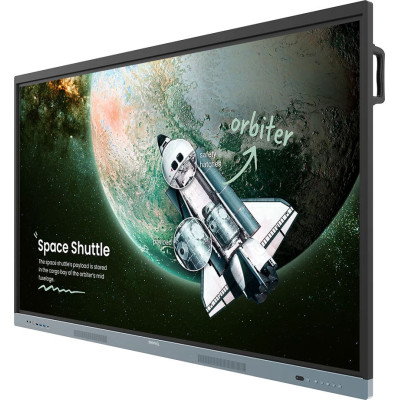 Інтерактивна панель 75" BenQ RE7504, IPS, UHD, 8Гб/ 128Гб, колонки, кріплення, чорна
