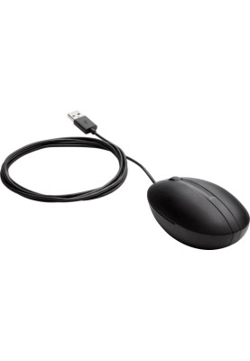 Мишка дротова HP 320M, 3кн., 1000 dpi, чорна