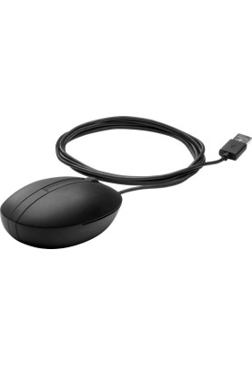 Мишка дротова HP 320M, 3кн., 1000 dpi, чорна
