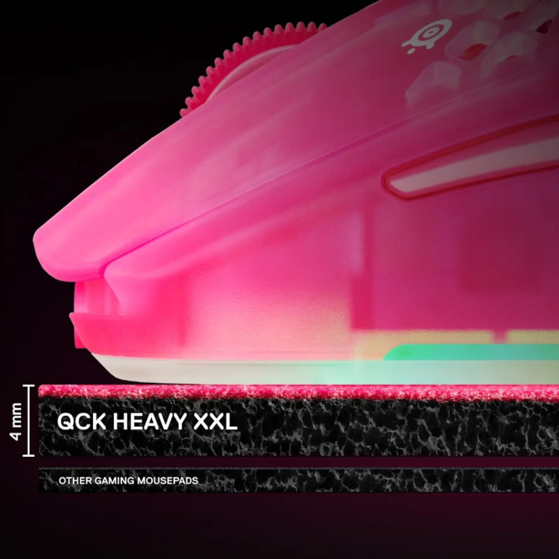 Ігрова поверхня SteelSeries QcK Heavy XXL 900х400х4мм Magenta