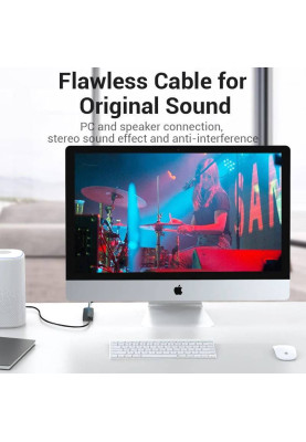 Хаб USB 3.1 Type-C -> 3xUSB 3.0+MicroUSB+3.5mm Sound Adapter чорний Vention