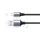 Кабель USB 2.0 AM-Lightning M, 2 м, 2.4A, Чорний, US199 UGREEN