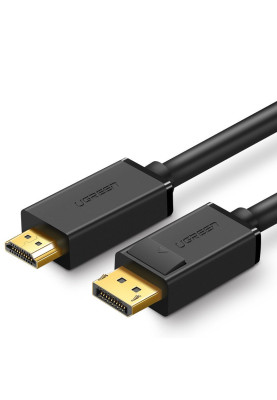 Кабель DisplayPort M-HDMI M 2 м. v1.4, DP101 чорний UGREEN
