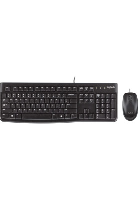 Комплект Logitech Desktop MK120 UA (клавіатура+мишка) чорний
