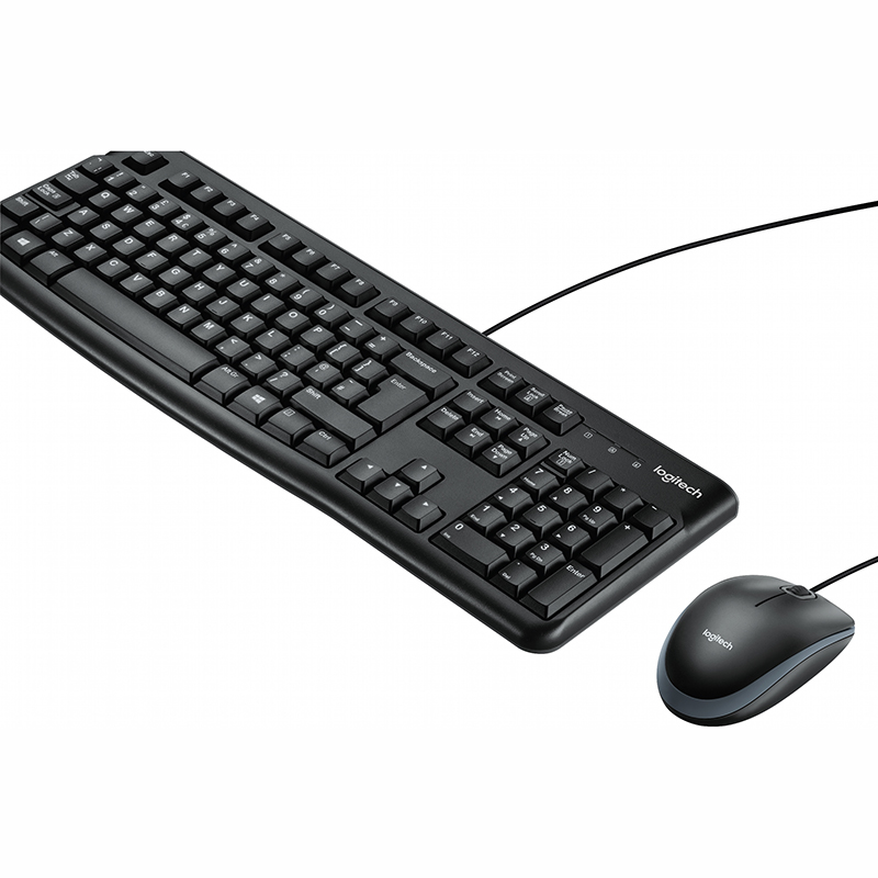 Комплект Logitech Desktop MK120 UA (клавіатура+мишка) чорний
