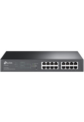 Комутатор TP-Link TL-SG1016PE 16x1GE/8xPoE+ 124.4 Вт, EasySmart