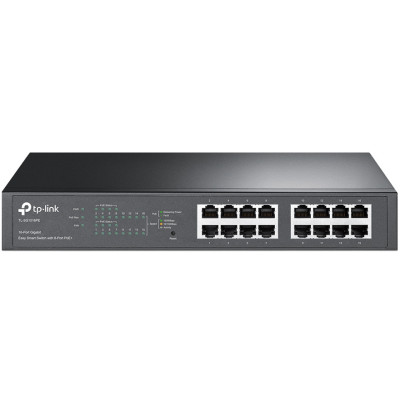 Комутатор TP-Link TL-SG1016PE 16x1GE/8xPoE+ 124.4 Вт, EasySmart