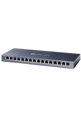 Комутатор TP-LINK TL-SG116, 16 x 10/100/1000 RJ45, некерований