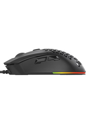 Мишка Sandberg FlexCover 6D Gamer Mouse RGB, ігрова, 12800 dpi., 6кн.Huano чорна