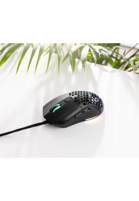 Мишка Sandberg FlexCover 6D Gamer Mouse RGB, ігрова, 12800 dpi., 6кн.Huano чорна