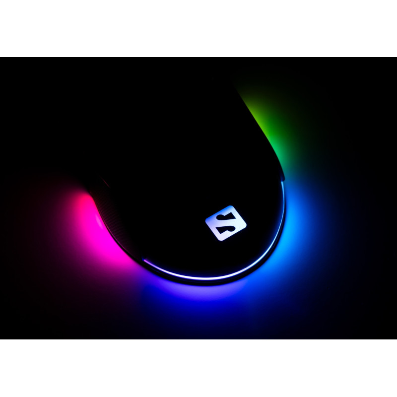 Мишка Sandberg FlexCover 6D Gamer Mouse RGB, ігрова, 12800 dpi., 6кн.Huano чорна