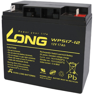 Акумуляторна батарея Long 12V,17 Ah, WPS17-12