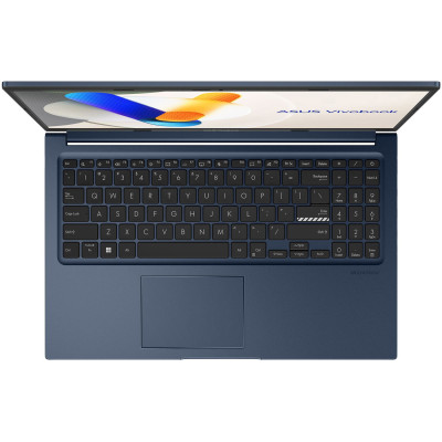 Ноутбук ASUS Vivobook 15 15.6"FHD IPS/i3-1215U/16/512SSD/Int/DOS/Quiet Blue (X1504ZA-BQ604)