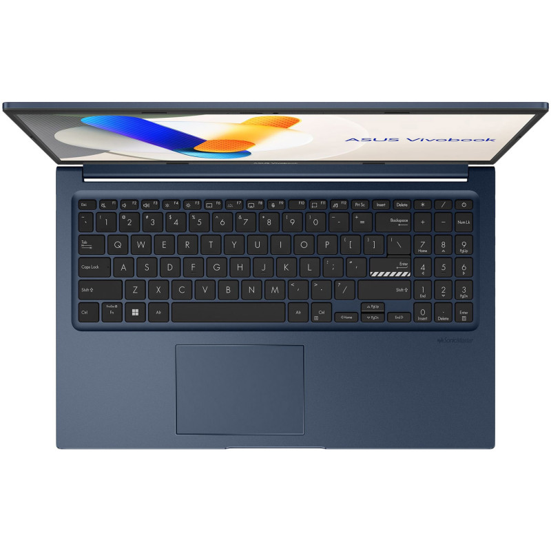 Ноутбук ASUS Vivobook 15 15.6"FHD IPS/i3-1215U/16/512SSD/Int/DOS/Quiet Blue (X1504ZA-BQ604)