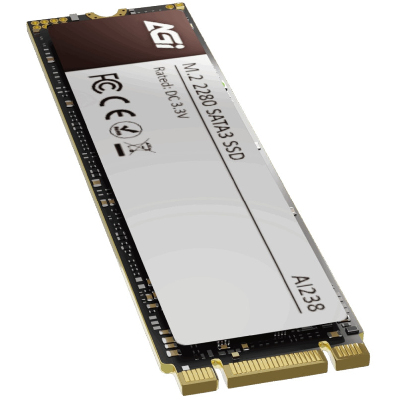 SSD 512Gb AGI AI238 M.2 2280 SATA  2.5" 3D NAND QLC, Retail